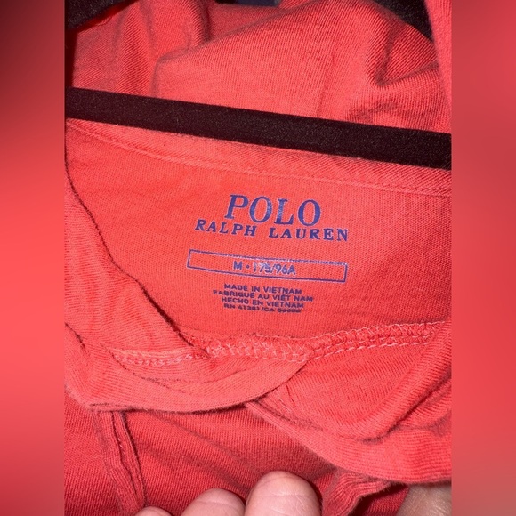 Polo Ralph Lauren Coral Hoodie T-Shirt - Picture 3 of 3